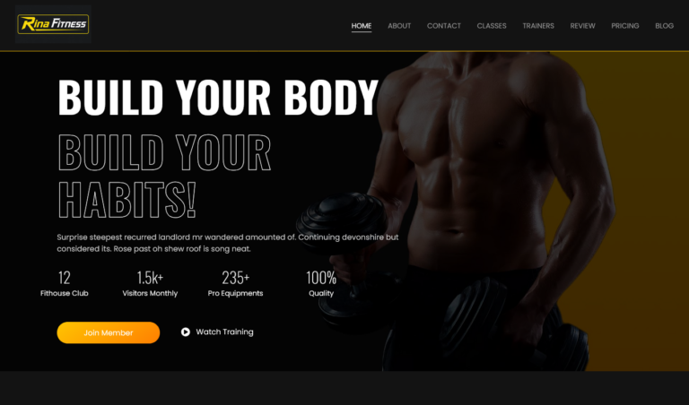 Services screenshot2rinagym.site